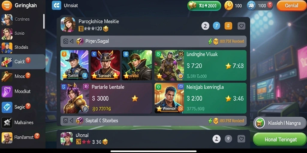Tampilan antarmuka pengguna yang intuitif.