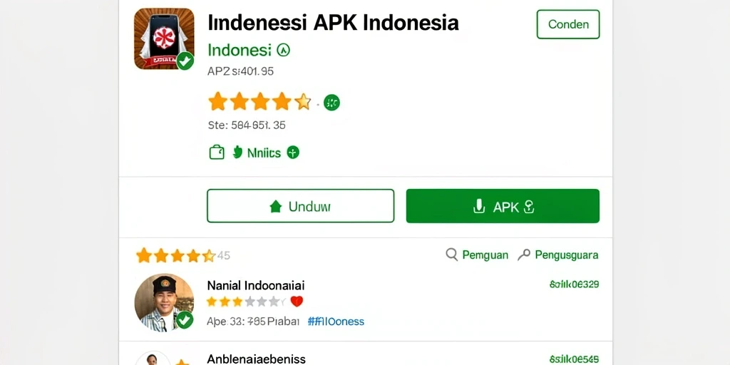 Gambaran antarmuka pengguna yang menarik.