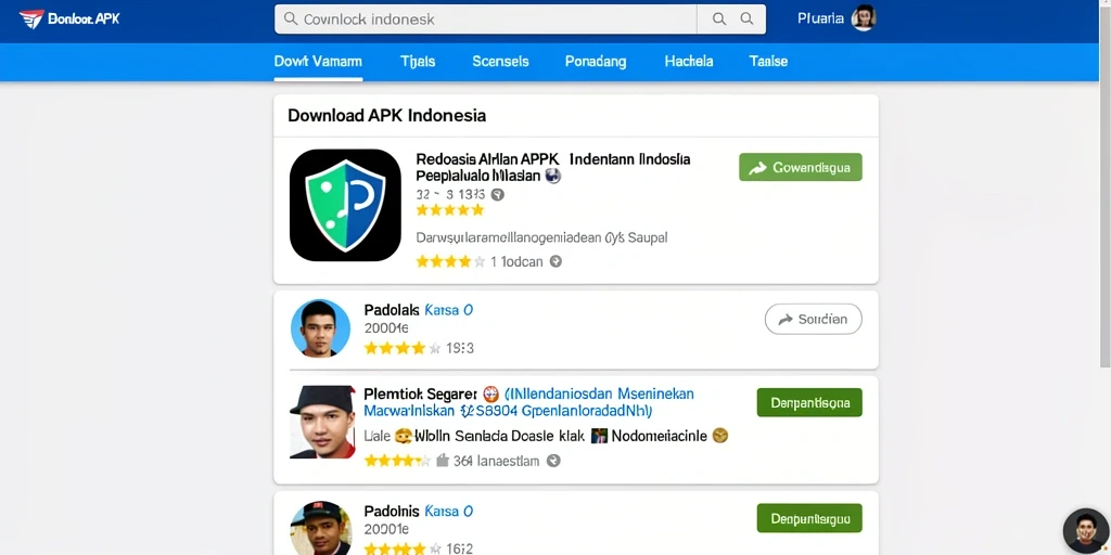 Tampilan antarmuka yang modern dan menarik.
