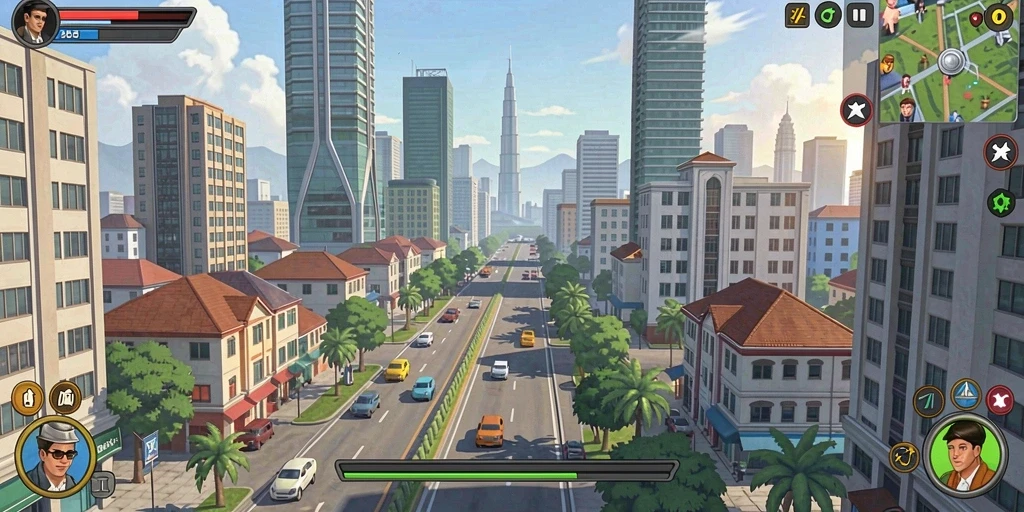 Tampilan awal aplikasi FIONA77 yang menarik.