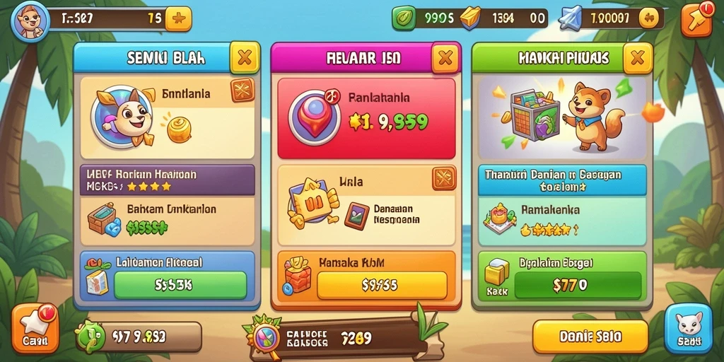 Tampilan antarmuka yang sederhana dan menarik.
