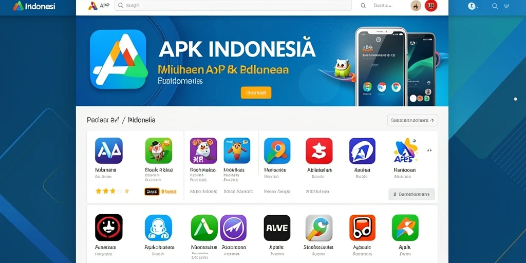 Tampilan menu utama yang menarik dan intuitif.