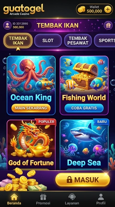 Galeri pratinjau visual guatogel build APK resmi terbaru